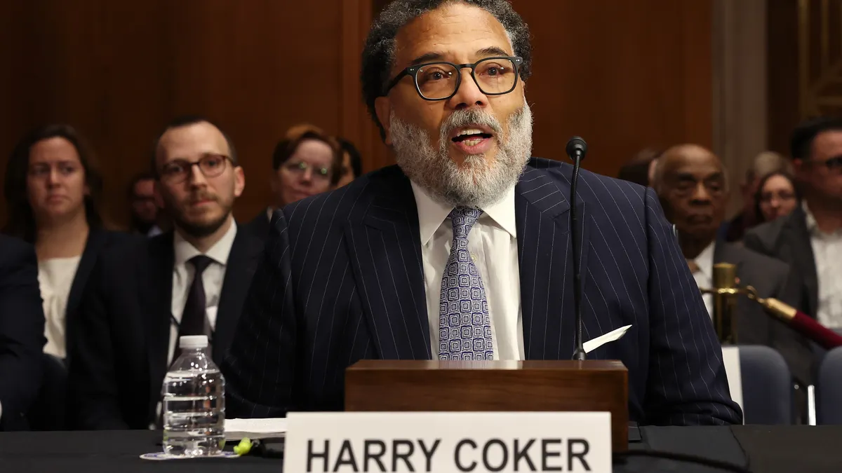 Harry Coker Jr. testifies before Senate Homeland Security and Governmental Affairs Committee.