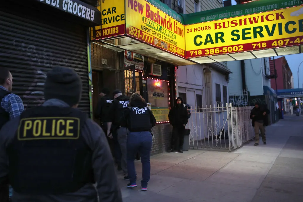 ICE agents enter business as part of immigration raid