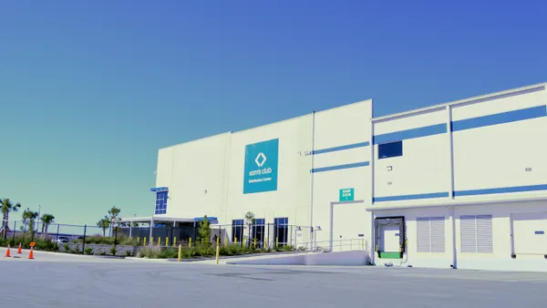 An exterior image of Walmart’s newest distribution center in Jacksonville, Florida.